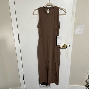 NWT Lululemon All Aligned Ribbed Midi Dress (Size 4)